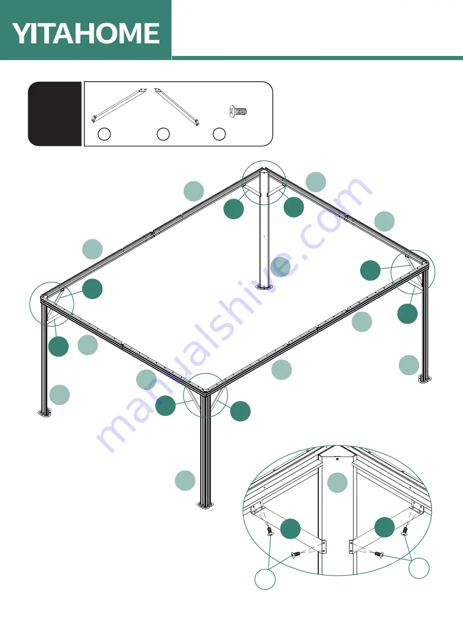 YitaHome FTPLCG-0214 Assembly Instructions Manual Download Page 12