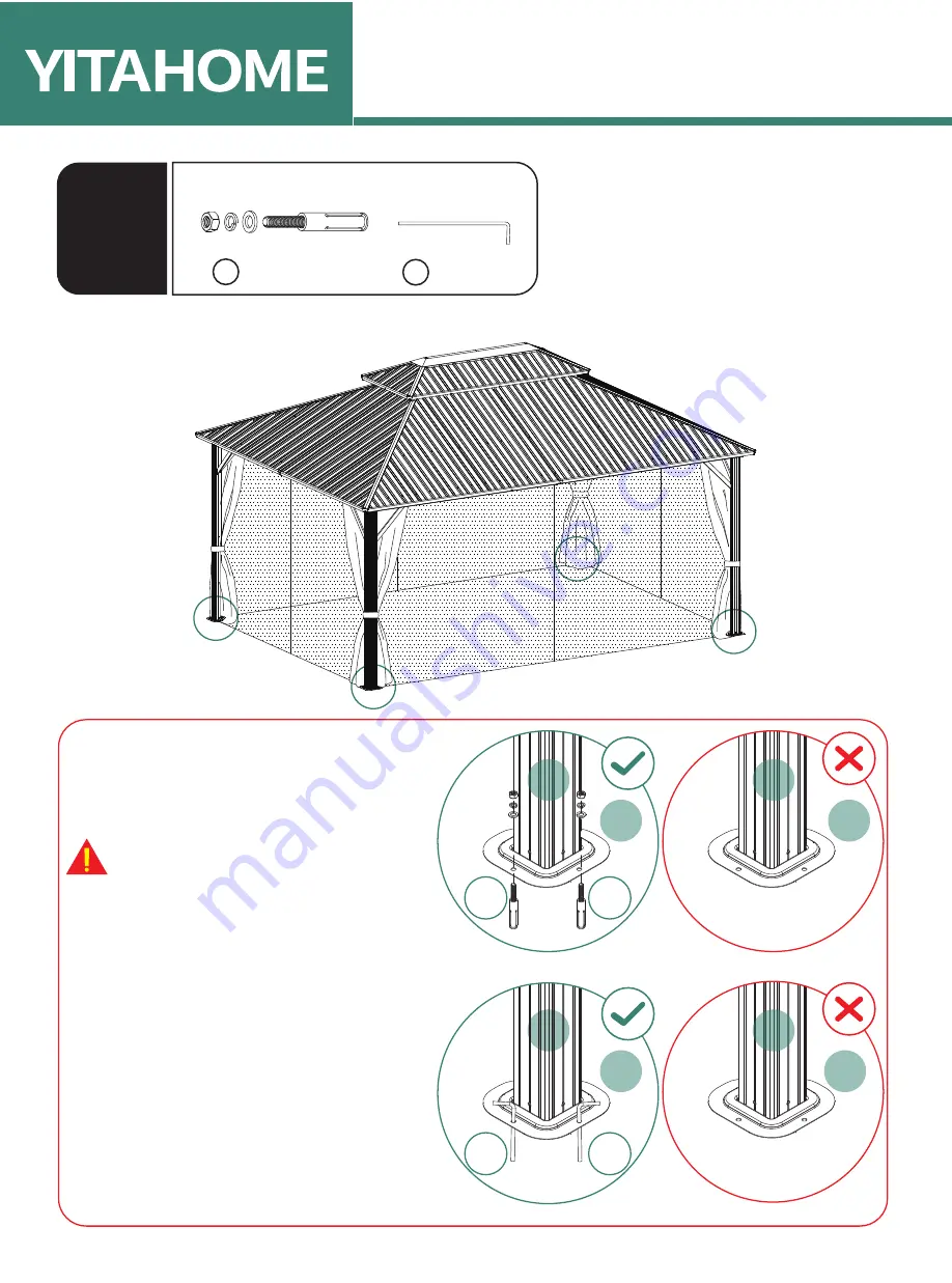 YitaHome FTPLCG-0214 Assembly Instructions Manual Download Page 33