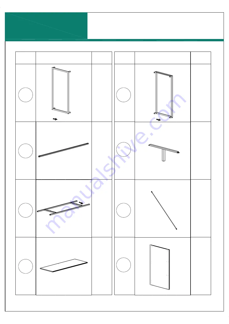 YitaHome HEFTDR-0012 Assembly Instructions Manual Download Page 4