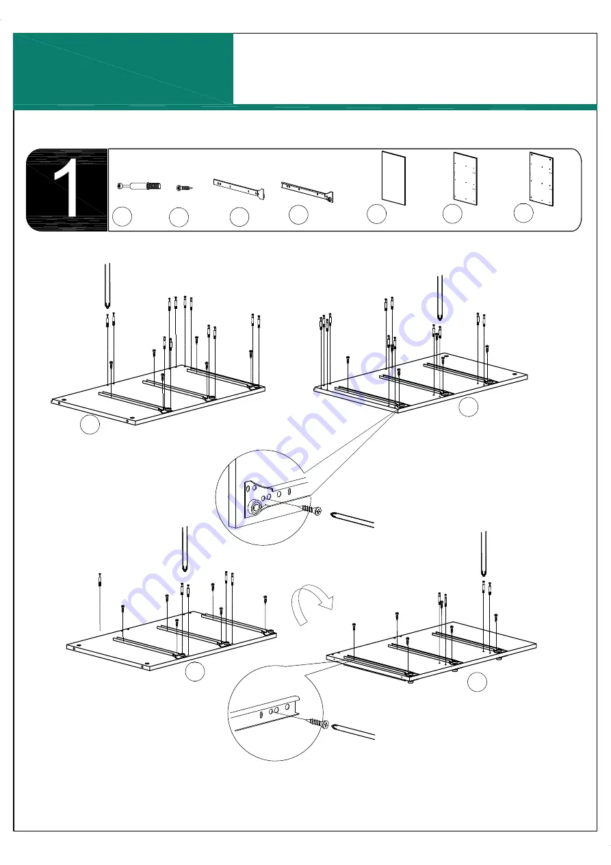 YitaHome HEFTDR-0012 Assembly Instructions Manual Download Page 8