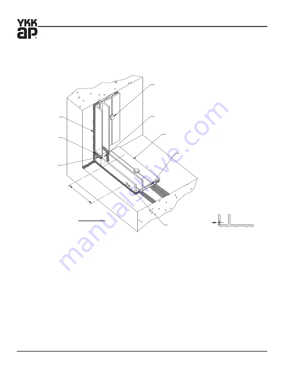 Ykk ap YCW 750 OGP Installation Manual Download Page 24