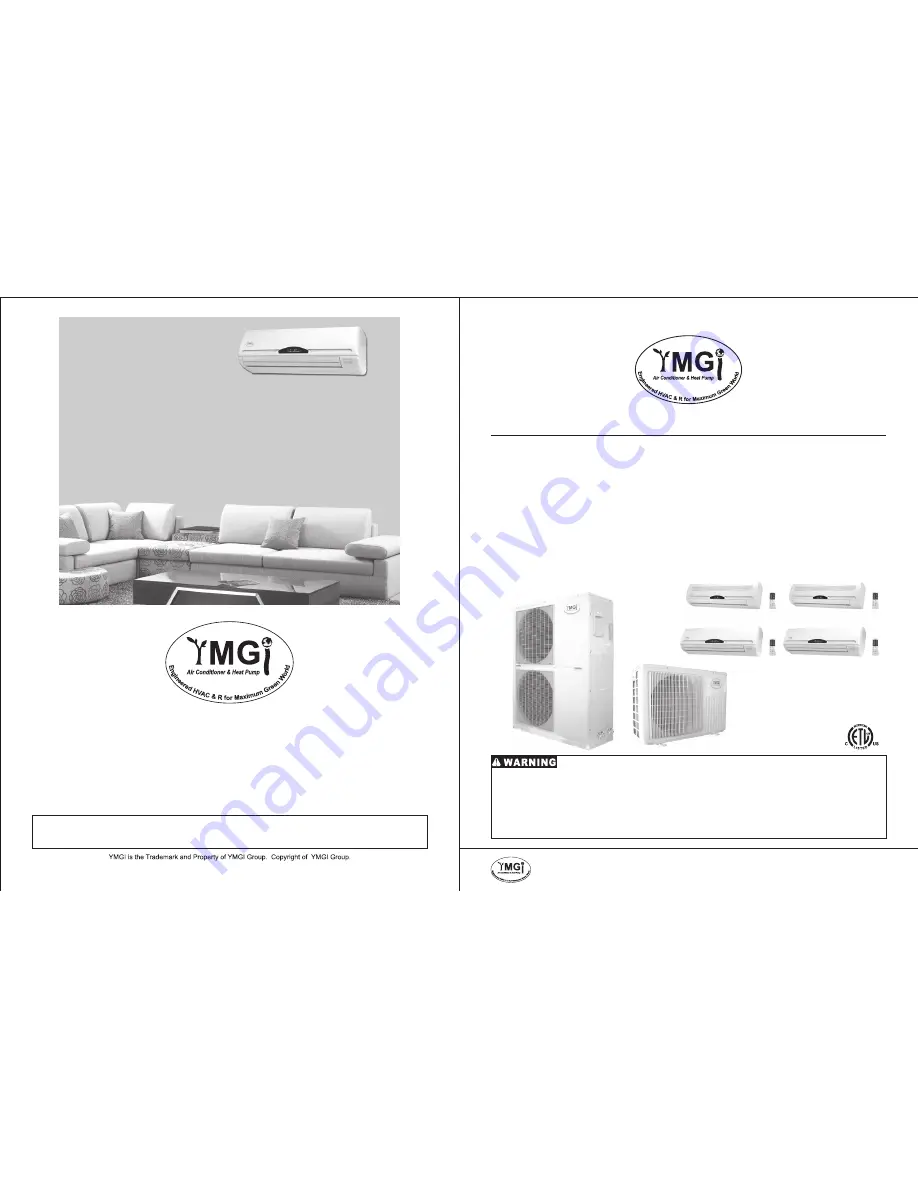 YMGI M2 SERIES Installation Instruction Download Page 1