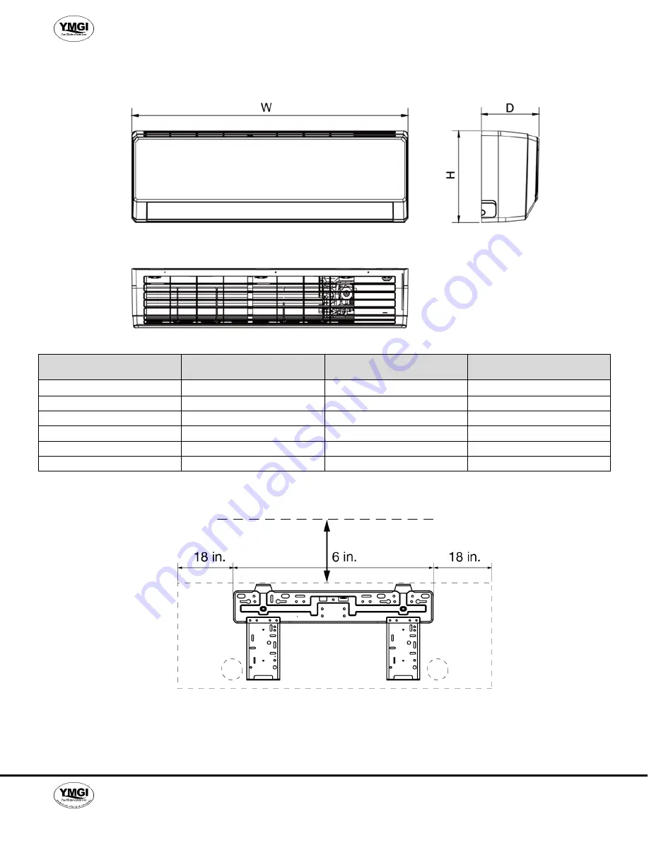 YMGI WMMS-09ES-V2B2 Installer'S Instruction & User'S Manual Download Page 19