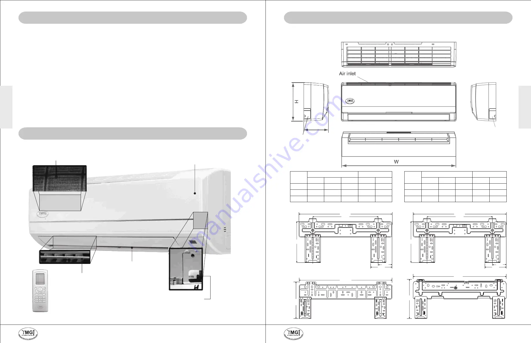 YMGI WMMS-09K-V2A(57)2 Installation Instructions Manual Download Page 10