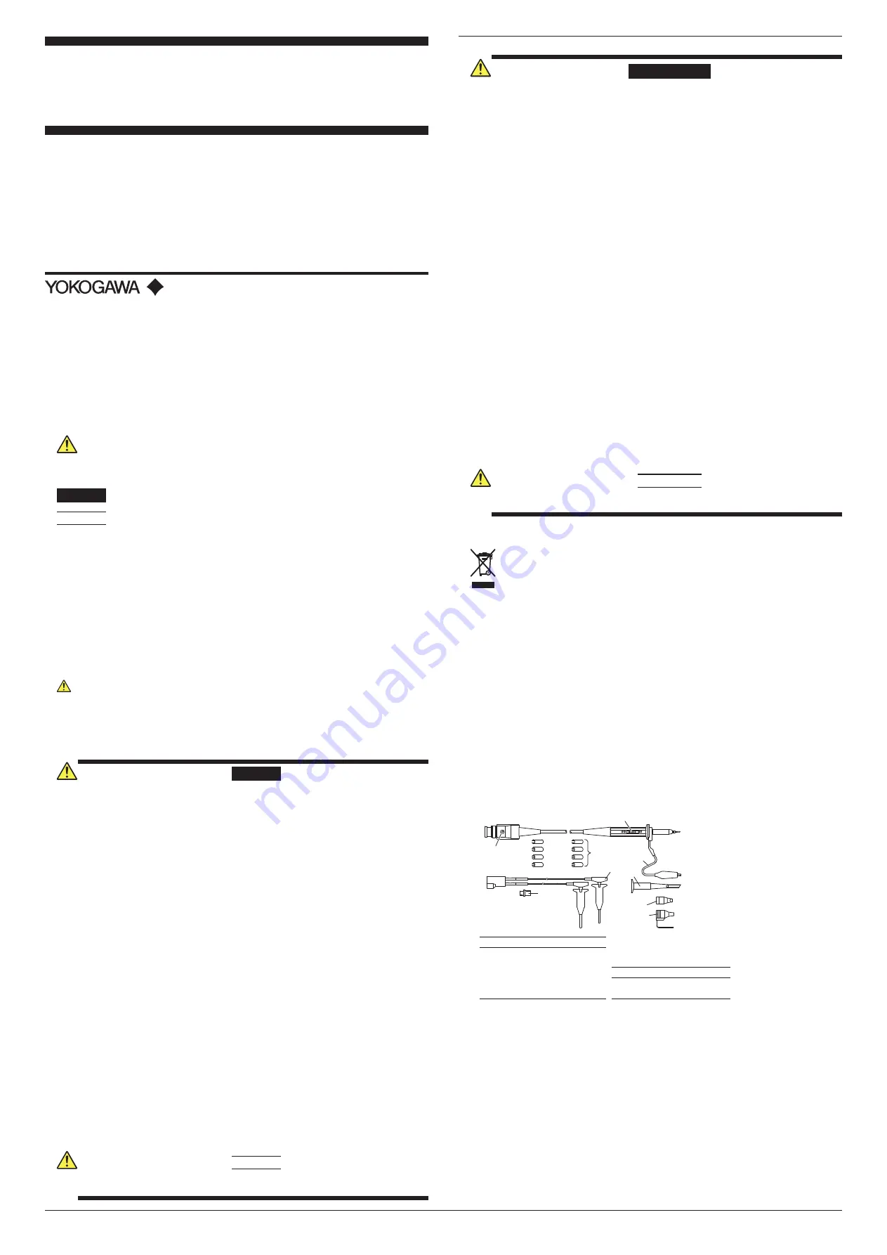 YOKOGAWA 701940 User Manual Download Page 1