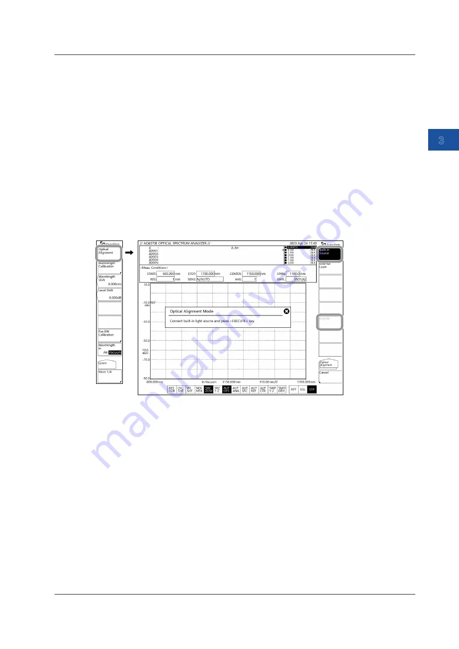 YOKOGAWA AQ6370E User Manual Download Page 50