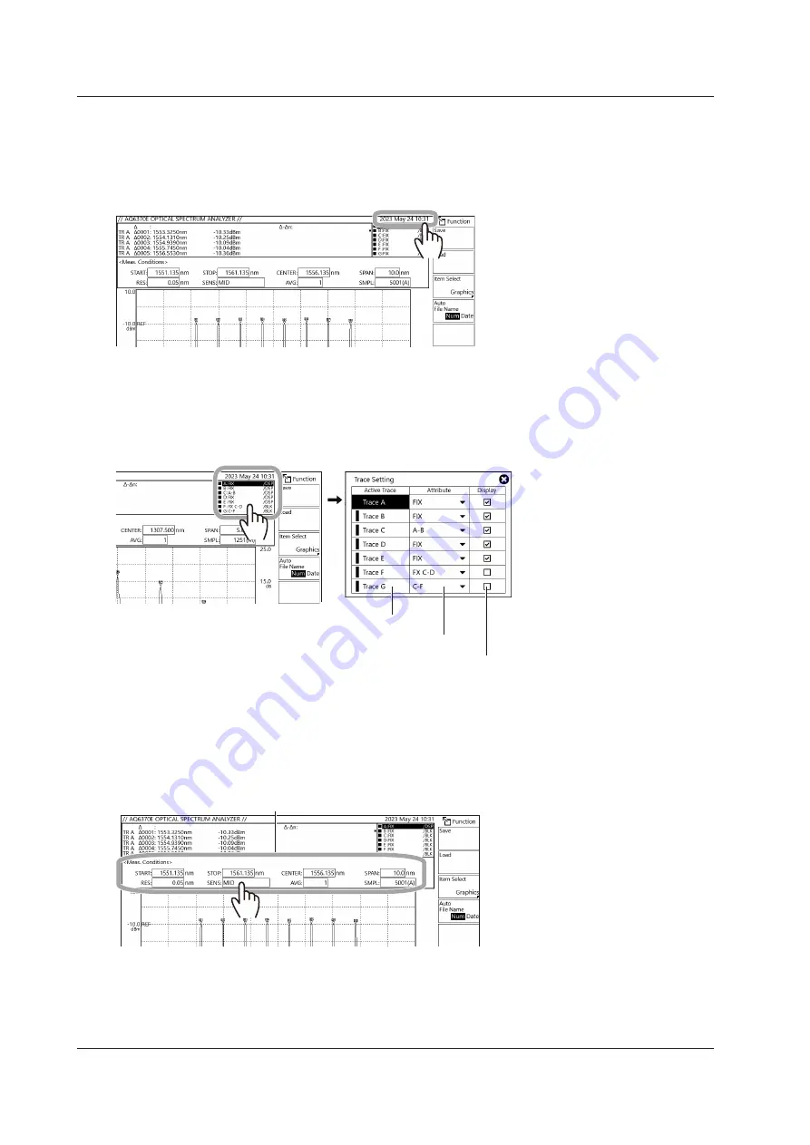 YOKOGAWA AQ6370E User Manual Download Page 67