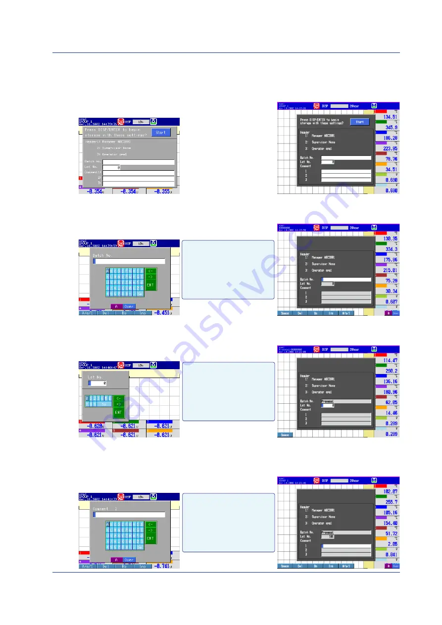 YOKOGAWA DAQSTATION DX100P Operation Manual Download Page 31