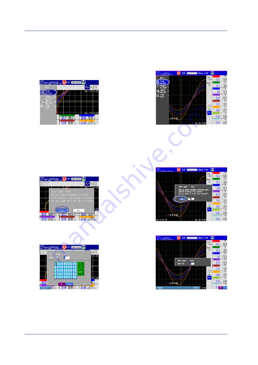 YOKOGAWA DAQSTATION DX100P Operation Manual Download Page 36