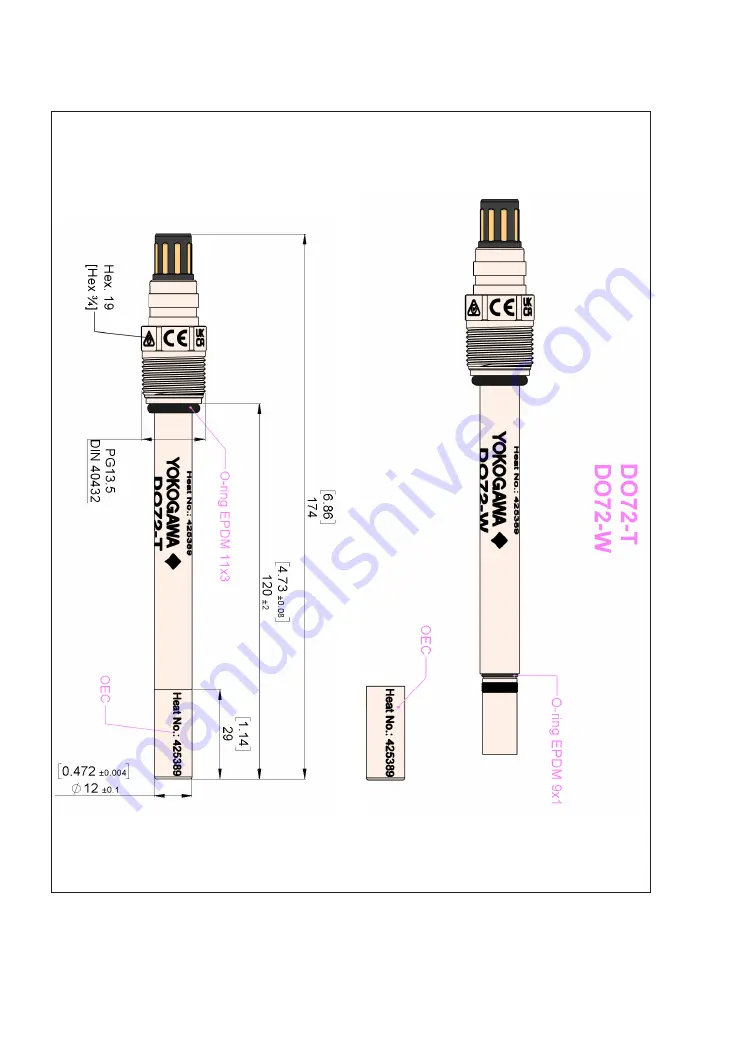 YOKOGAWA DO72 Instruction Manual Download Page 14