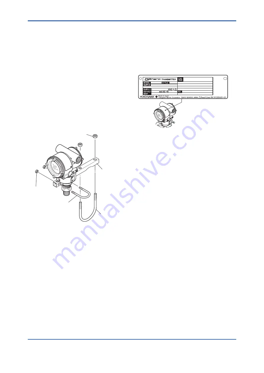 YOKOGAWA Dpharp EJ 510 Series User Manual Download Page 10