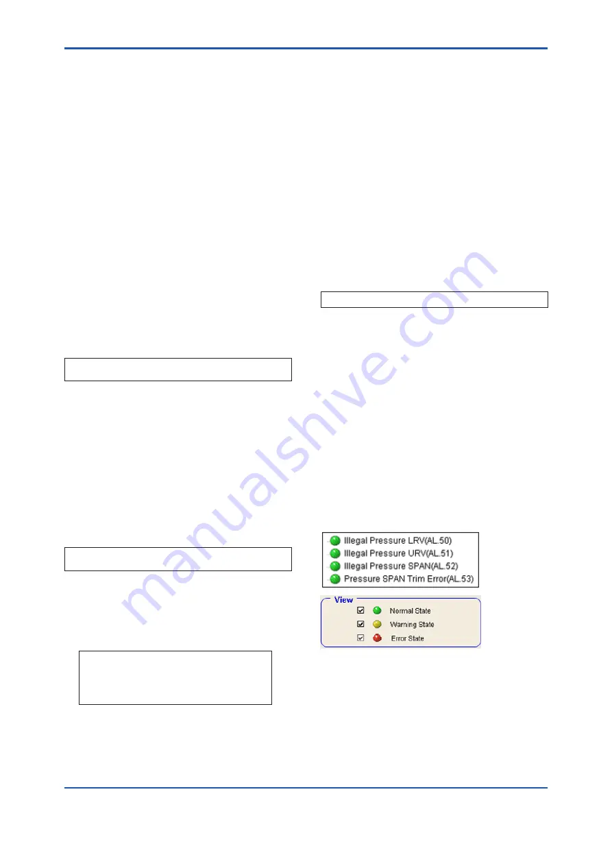 YOKOGAWA DPharp EJX***A Series User Manual Download Page 48