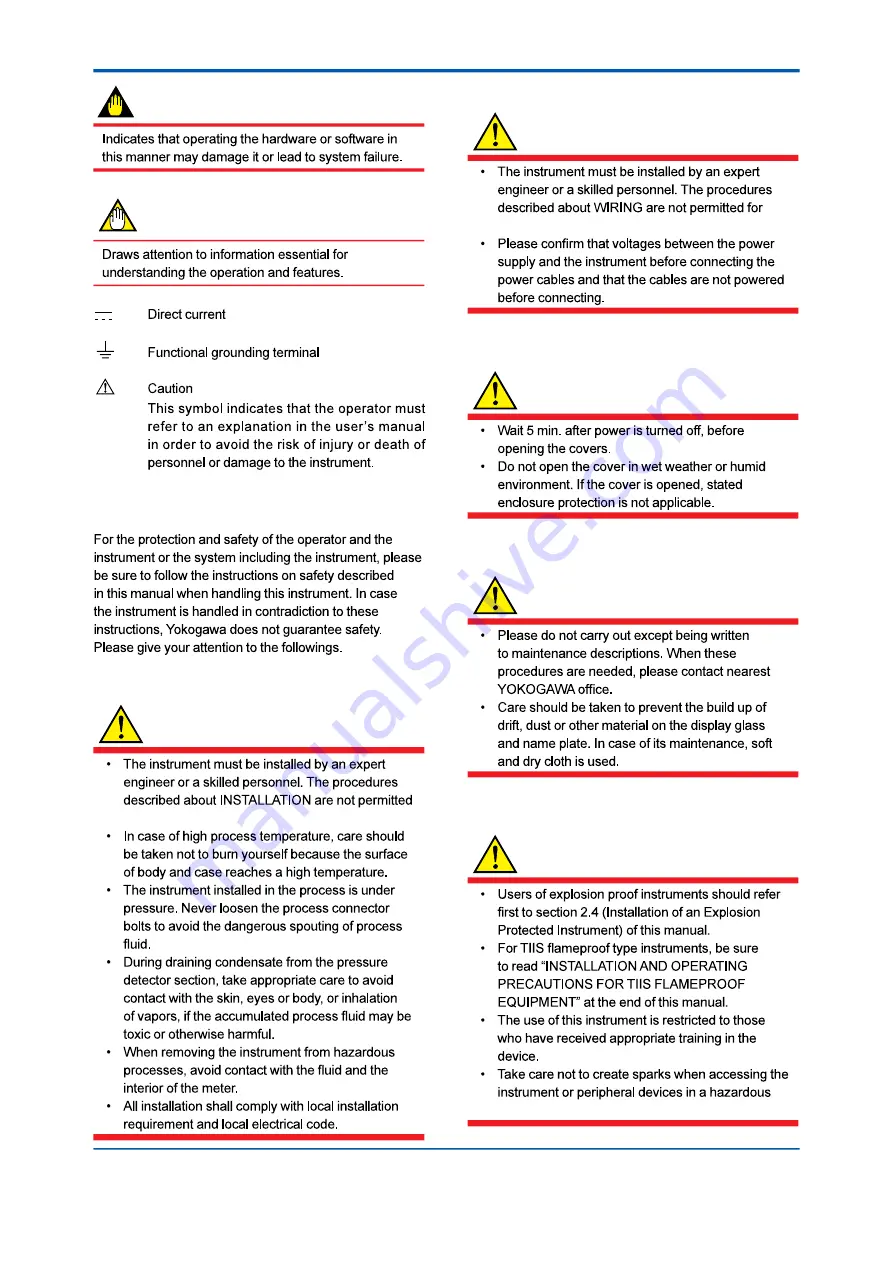 YOKOGAWA DPharp EJX Series Скачать руководство пользователя страница 4