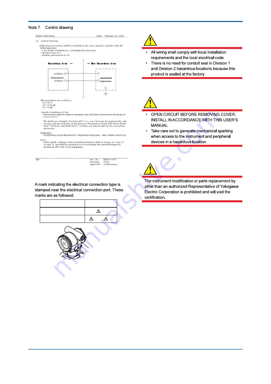 YOKOGAWA DPharp EJX Series Скачать руководство пользователя страница 26