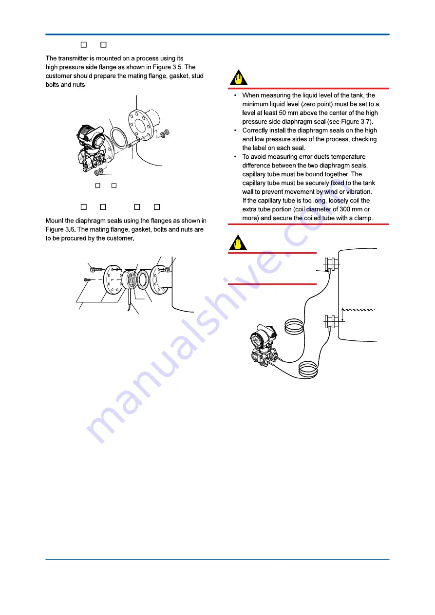 YOKOGAWA DPharp EJX Series Installation Manual Download Page 36