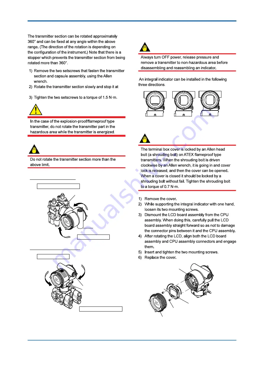 YOKOGAWA DPharp EJX Series Скачать руководство пользователя страница 39