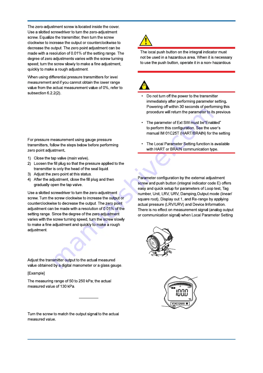 YOKOGAWA DPharp EJX Series Скачать руководство пользователя страница 54