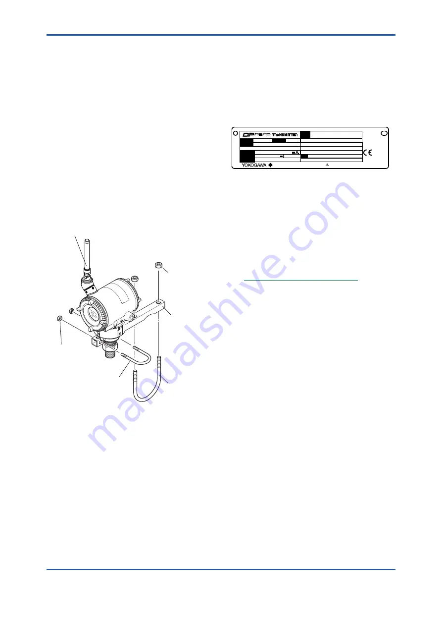 YOKOGAWA DPharp EJX510B User Manual Download Page 10