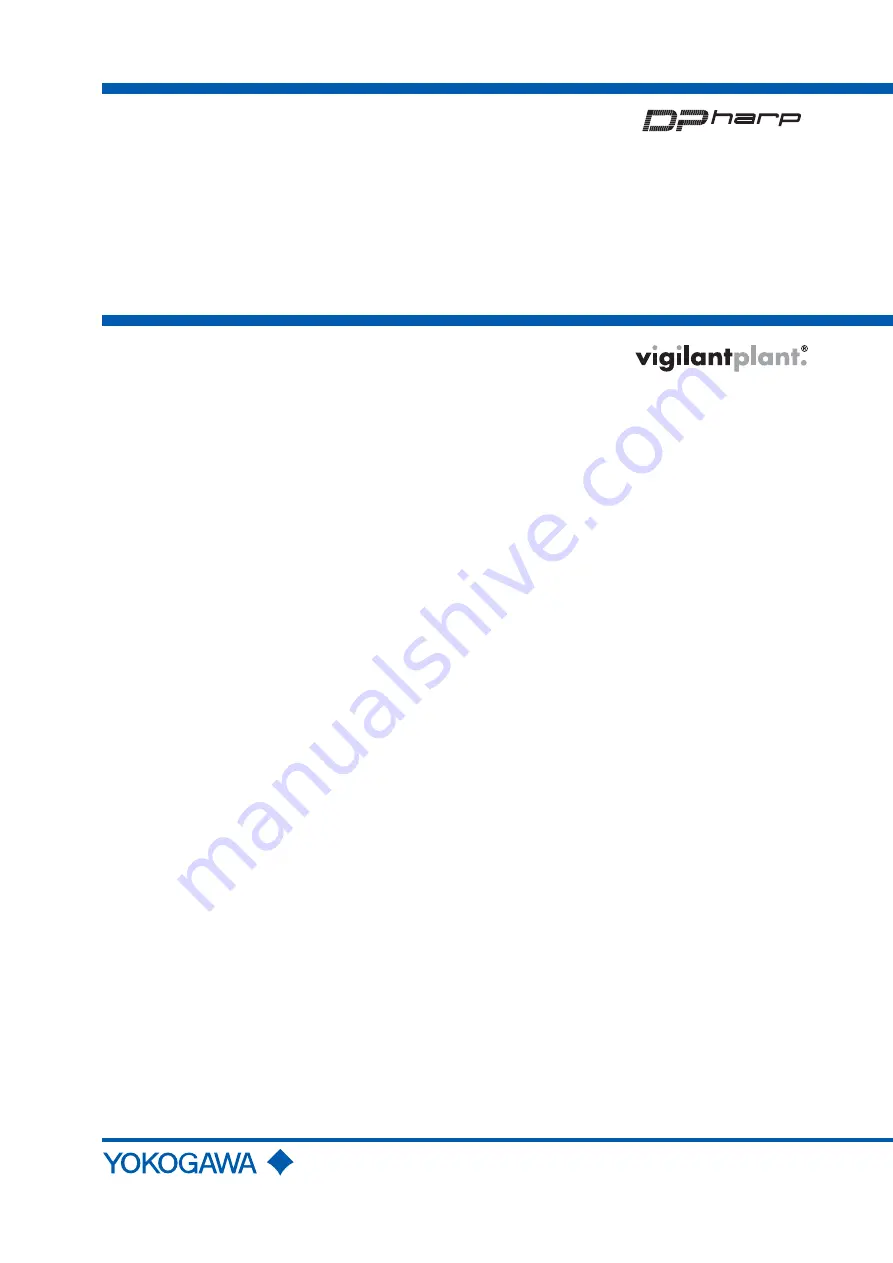 YOKOGAWA Dpharp vigilantplant EJA115 User Manual Download Page 1