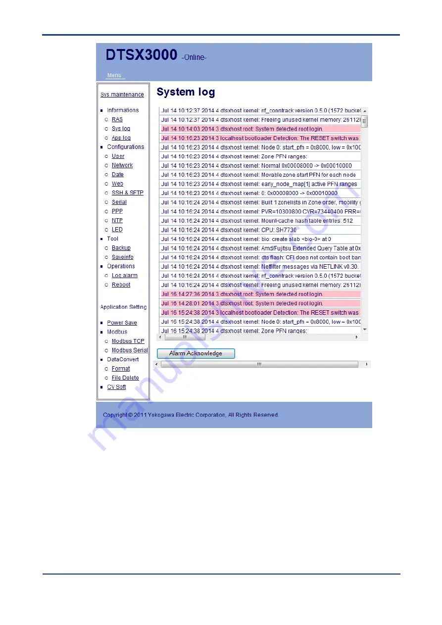 YOKOGAWA DTSXL User Manual Download Page 221