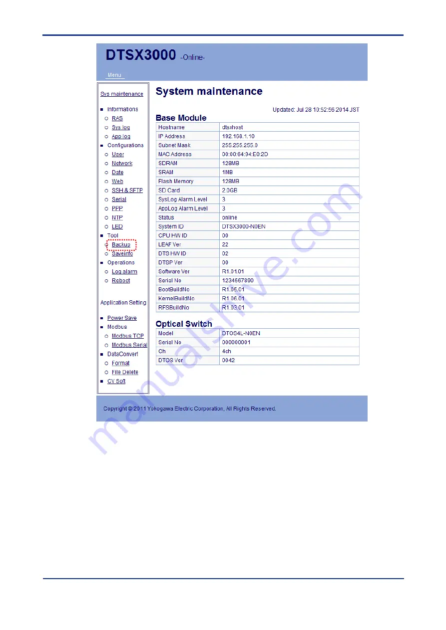 YOKOGAWA DTSXL User Manual Download Page 235