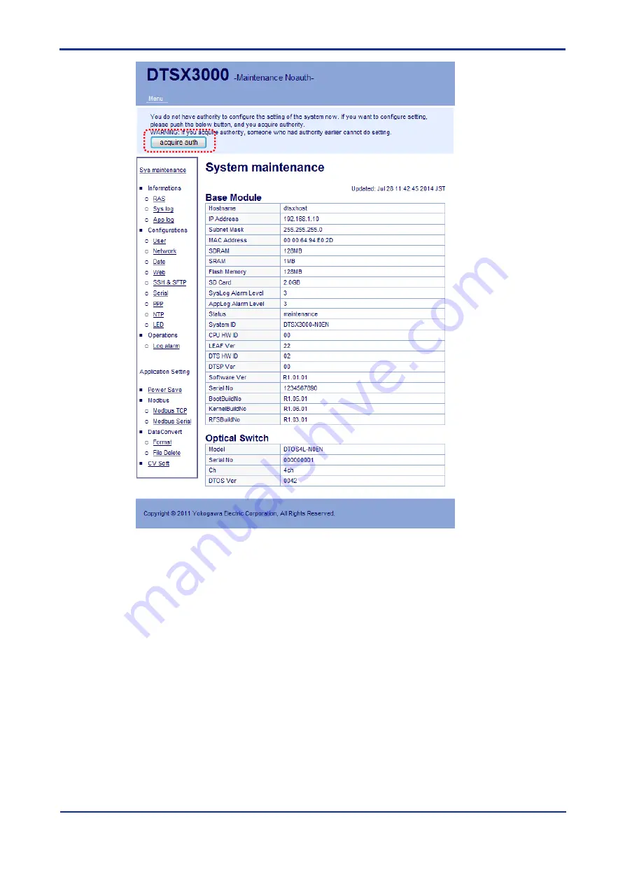 YOKOGAWA DTSXL User Manual Download Page 238