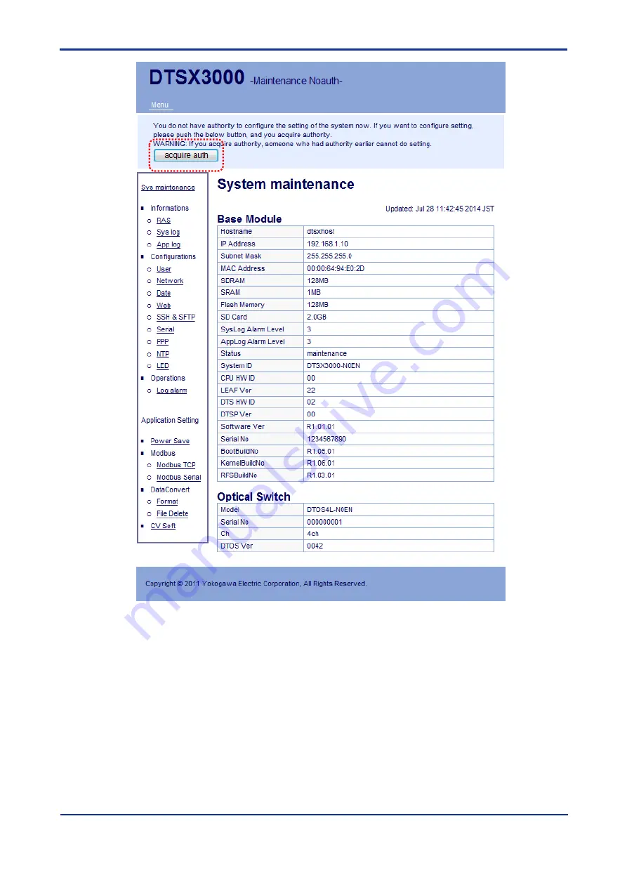 YOKOGAWA DTSXL User Manual Download Page 244