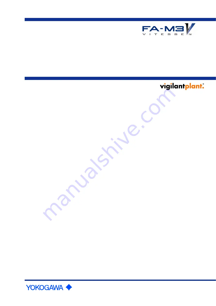 YOKOGAWA F3SP71-4S User Manual Download Page 1