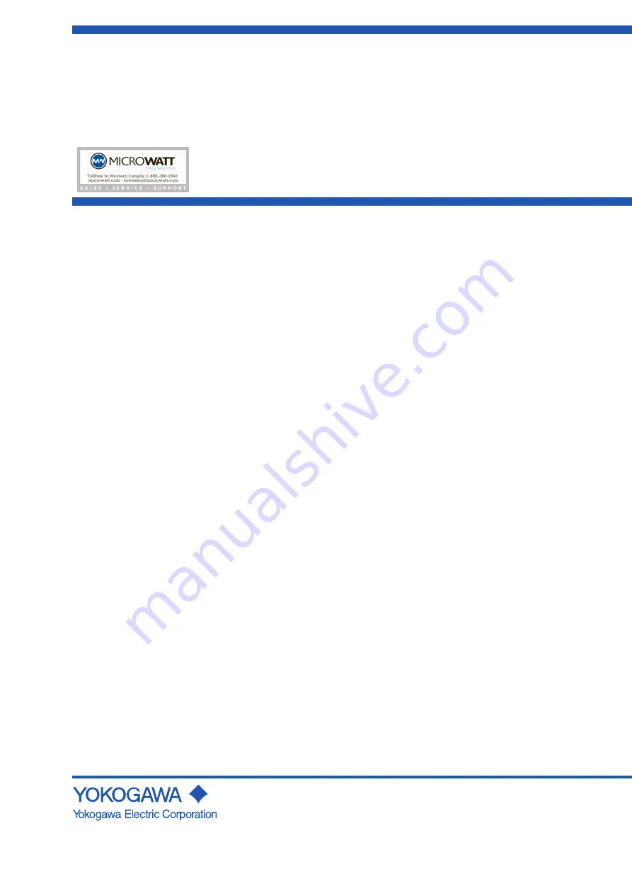 YOKOGAWA FN310 Скачать руководство пользователя страница 1