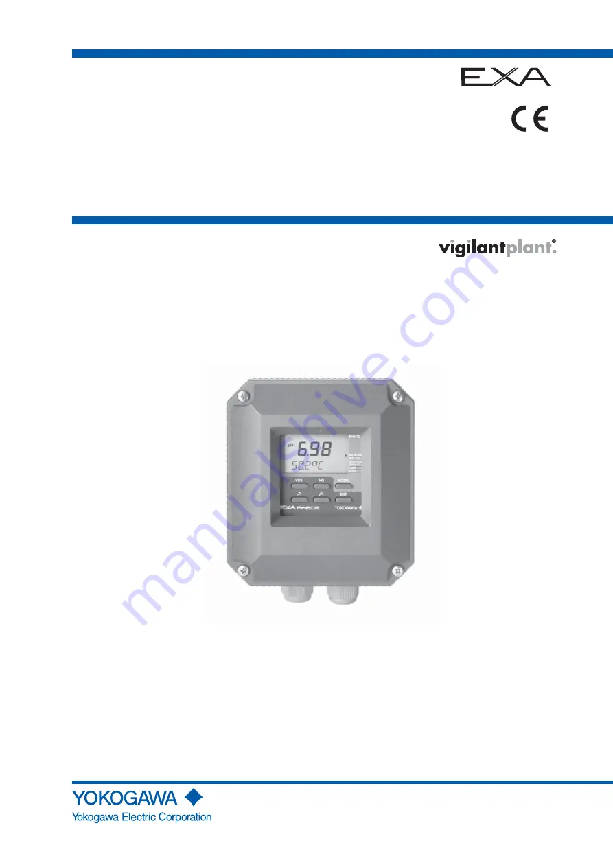 YOKOGAWA PH202G (S) User Manual Download Page 1