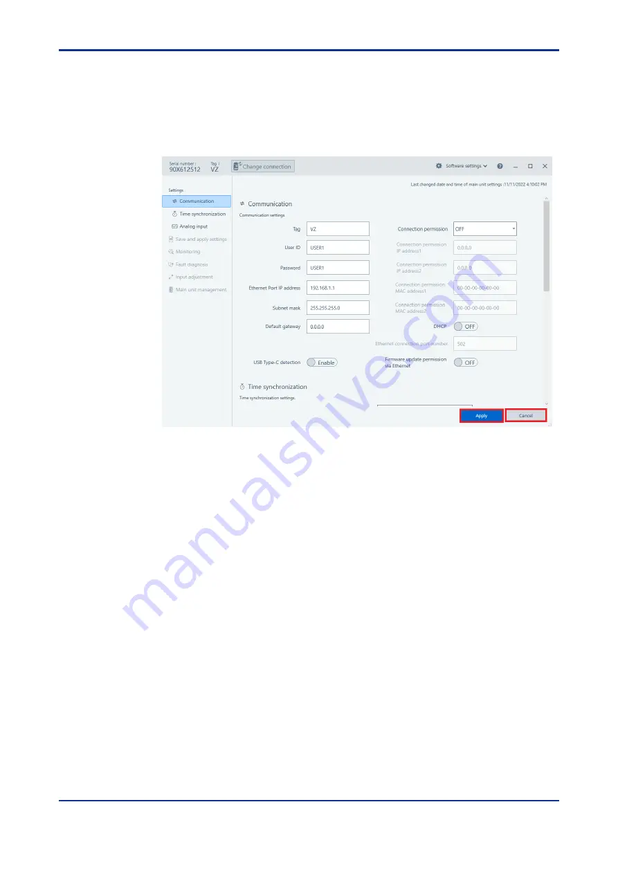 YOKOGAWA VZ20X User Manual Download Page 54