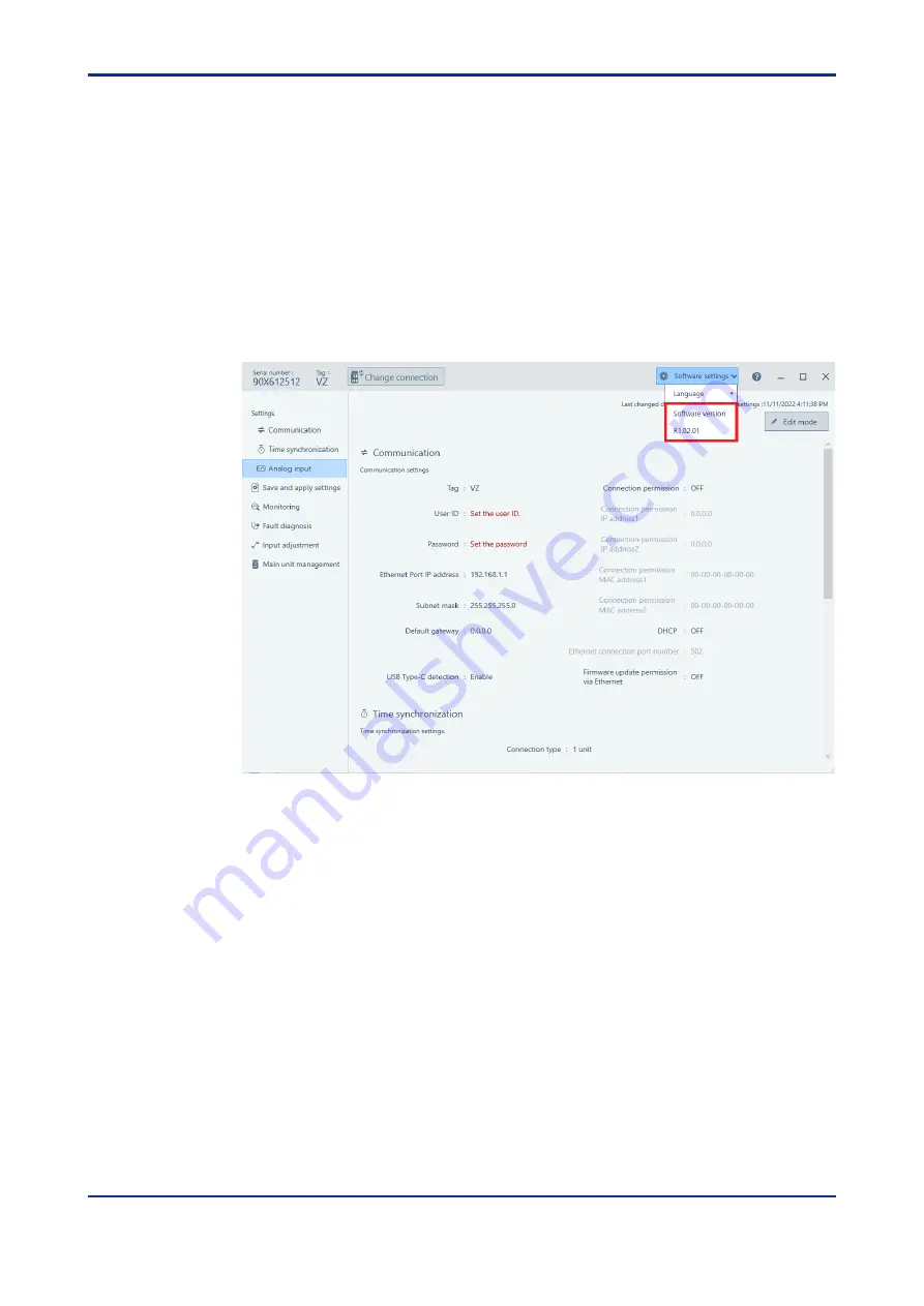 YOKOGAWA VZ20X User Manual Download Page 63