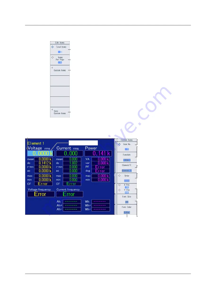 YOKOGAWA WT1801E User Manual Download Page 54