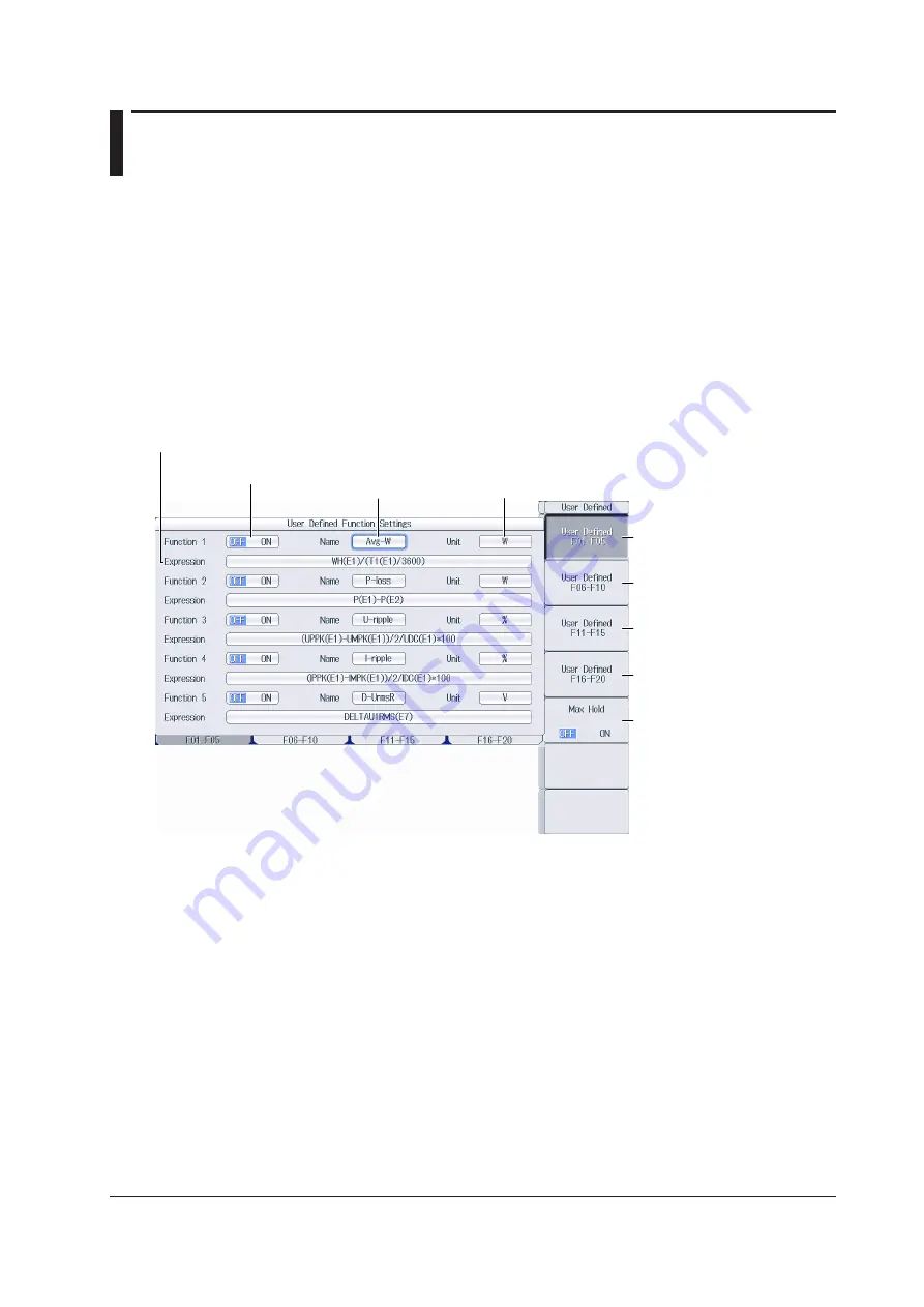 YOKOGAWA WT1801E User Manual Download Page 57