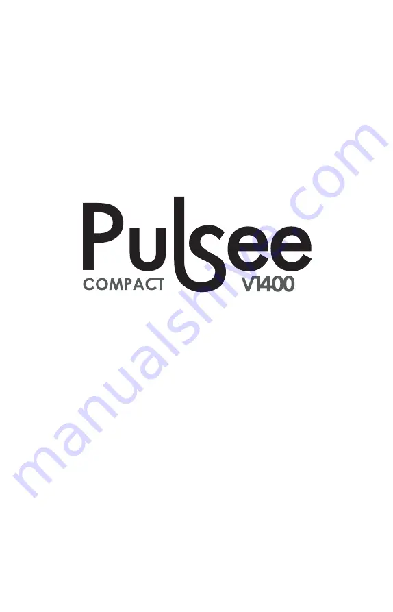 Yoo Digital PULSEE COMPACT V1400 Скачать руководство пользователя страница 3