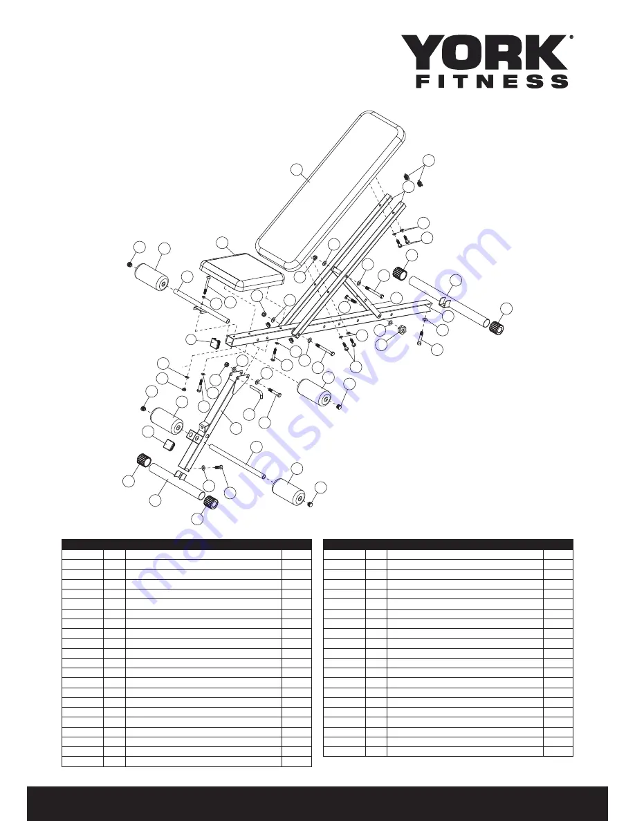 York Fitness 45061 Owner'S Manual Download Page 11