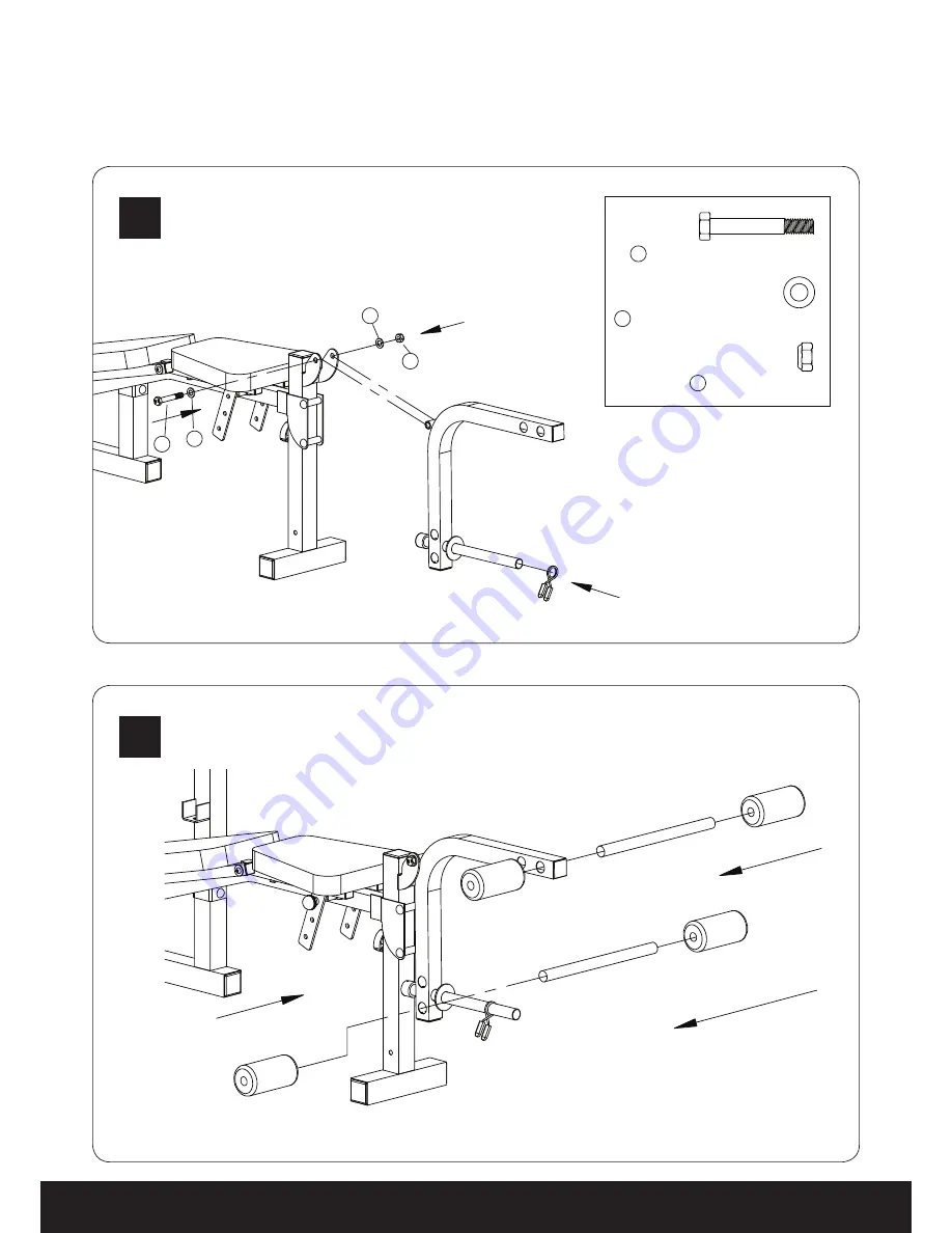 York Fitness 530 Bench 45069 Owner'S Manual Download Page 8