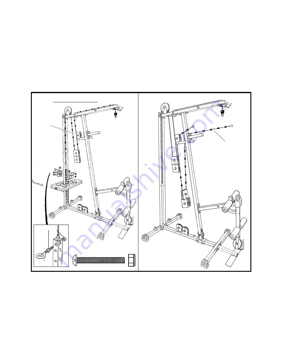 York Fitness 925 GYM Assembly Instructions Manual Download Page 13