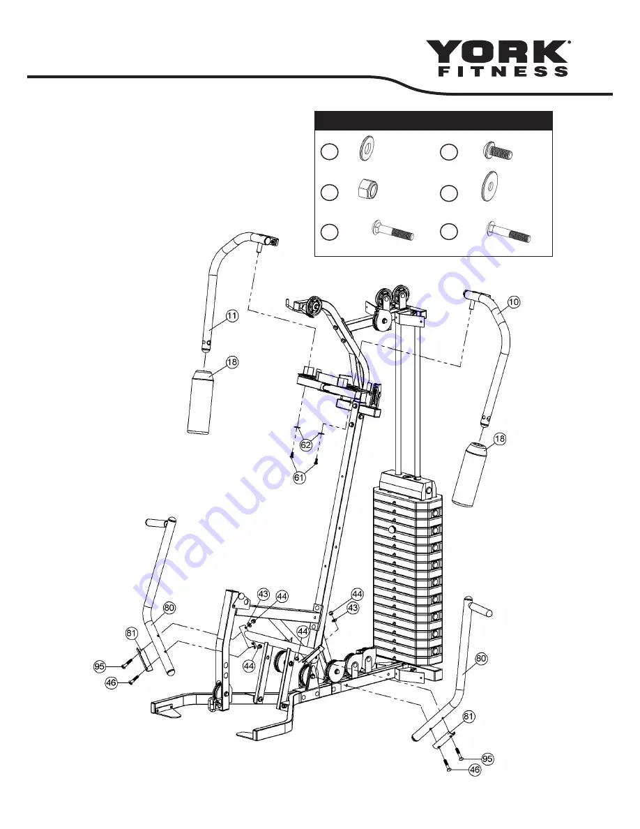 York Fitness anniversary g201 Owner'S Manual Download Page 15