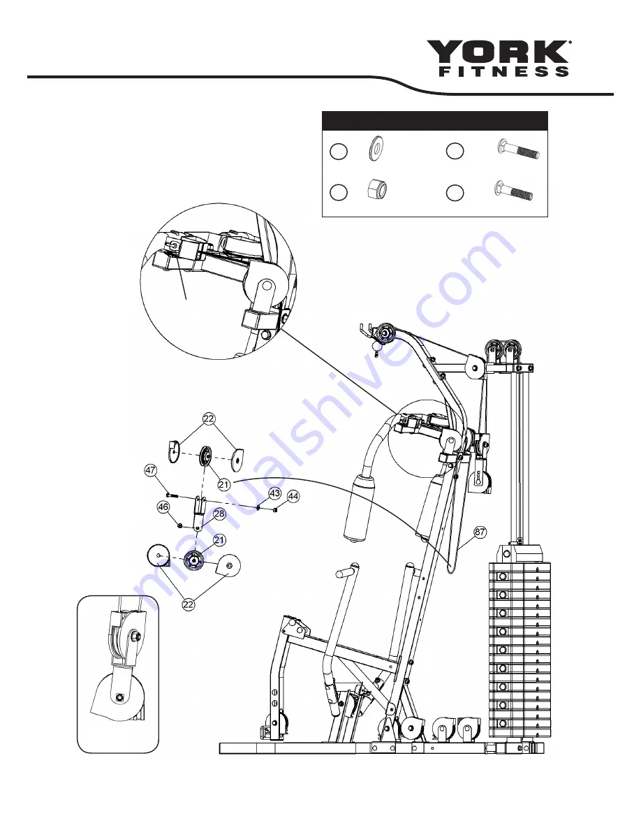 York Fitness anniversary g201 Owner'S Manual Download Page 17