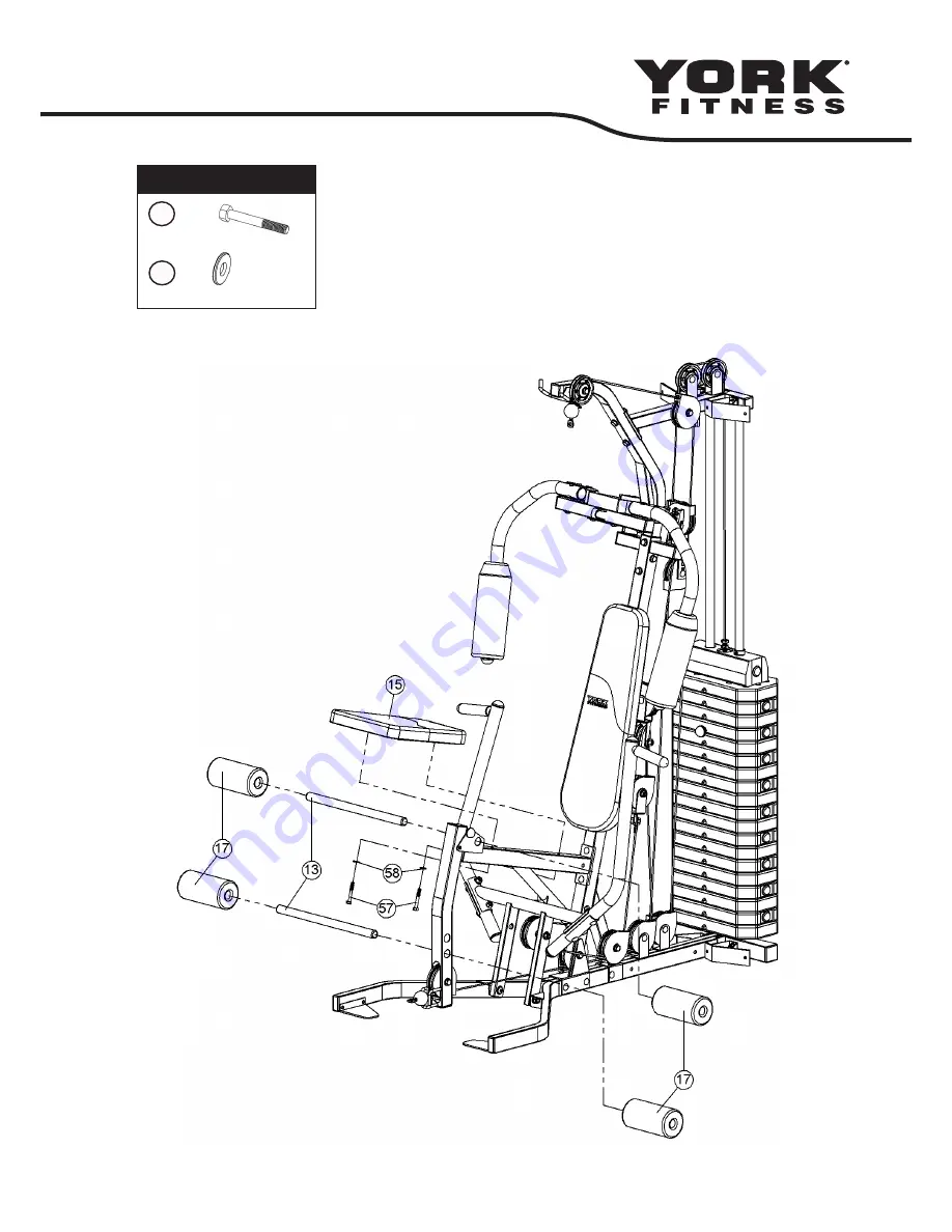 York Fitness anniversary g201 Owner'S Manual Download Page 21