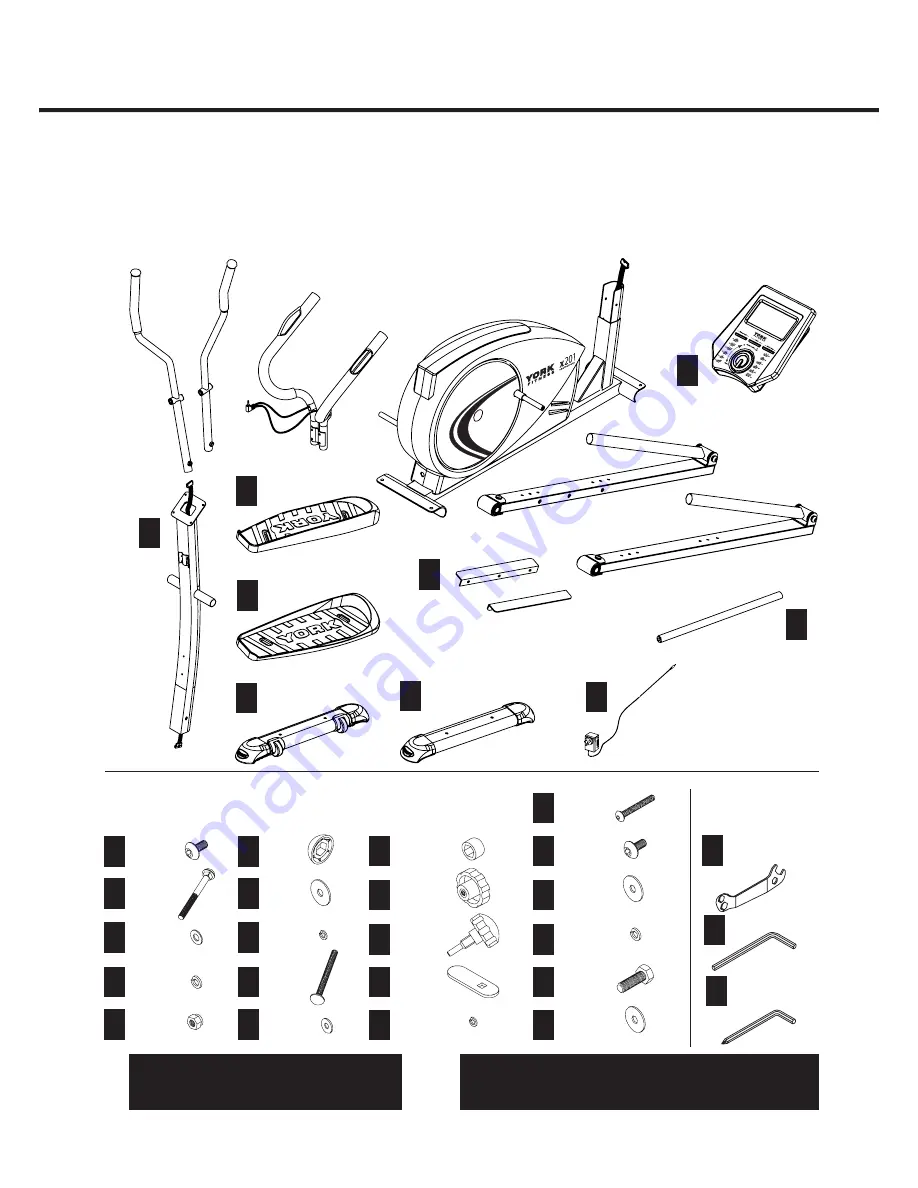 York Fitness anniversary x201 Owner'S Manual Download Page 6