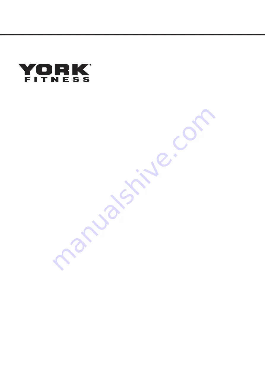 York Fitness Diamond 45101 Owner'S Manual Download Page 2