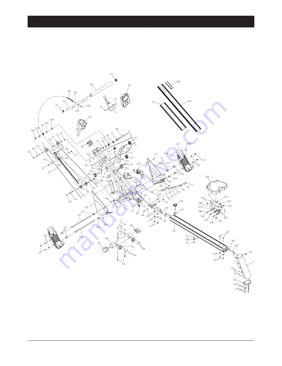 York Fitness Diamond R301 Rower Скачать руководство пользователя страница 21