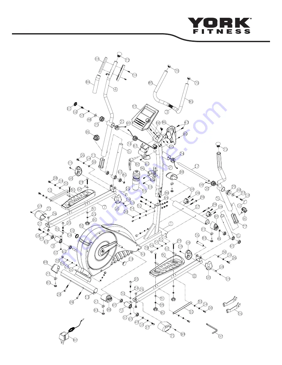 York Fitness DIAMOND X301 Owner'S Manual Download Page 19