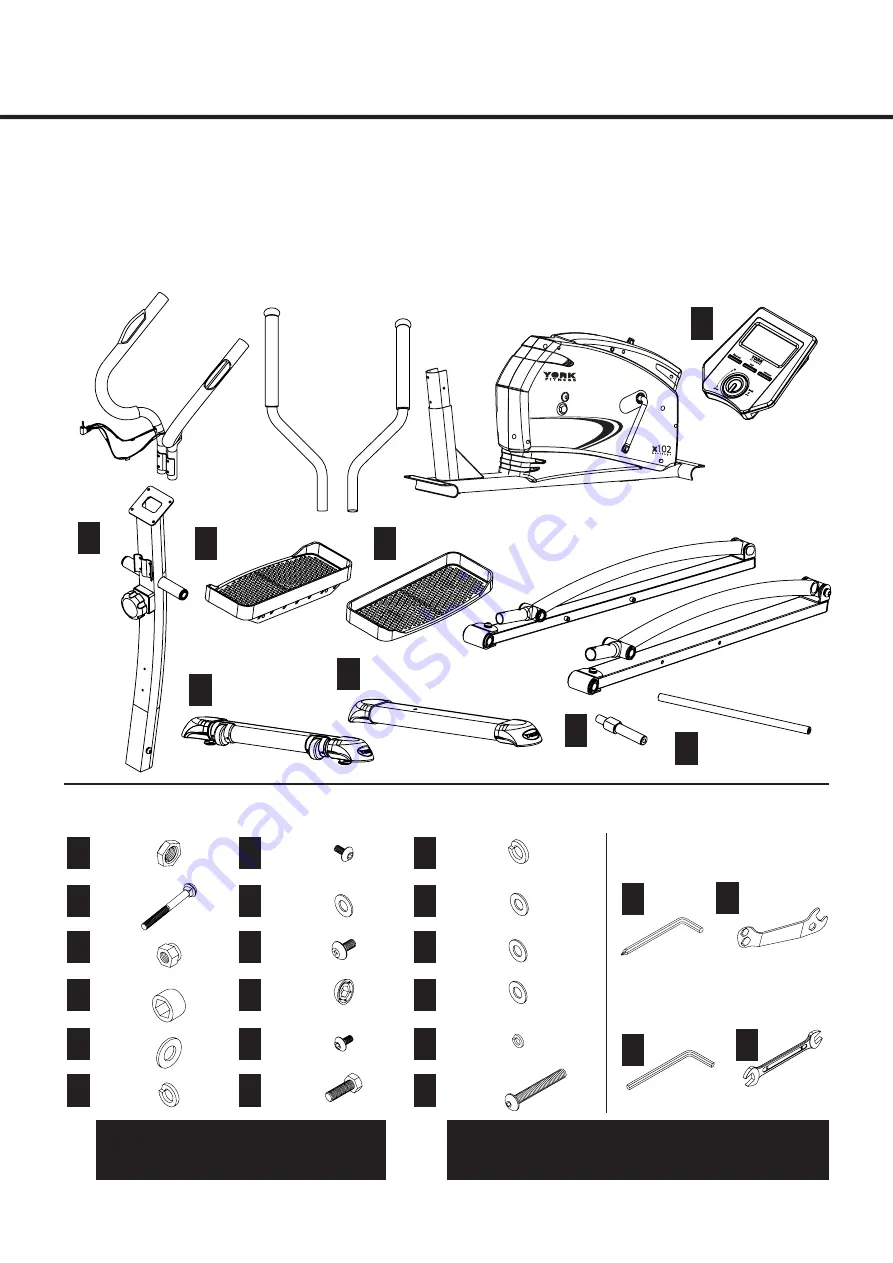 York Fitness heritage x102 Owner'S Manual Download Page 6