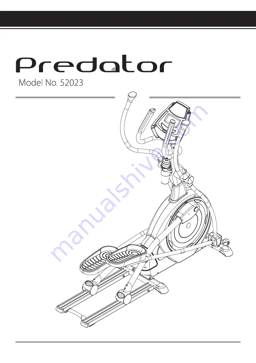 York Fitness PREDATOR 52023 Instruction Manual Download Page 5