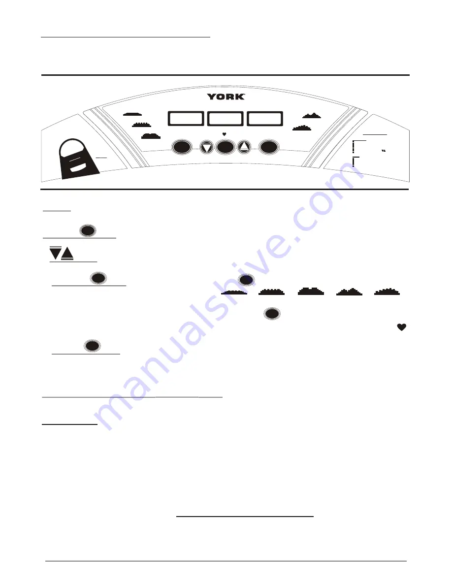 York Fitness T520i Instruction Manual Download Page 15