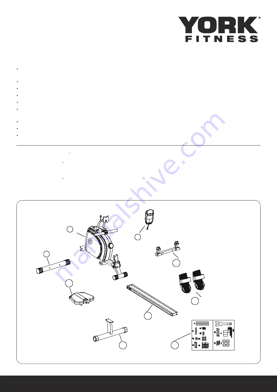 York Fitness Warrior R400 Rower Owner'S Manual Download Page 5