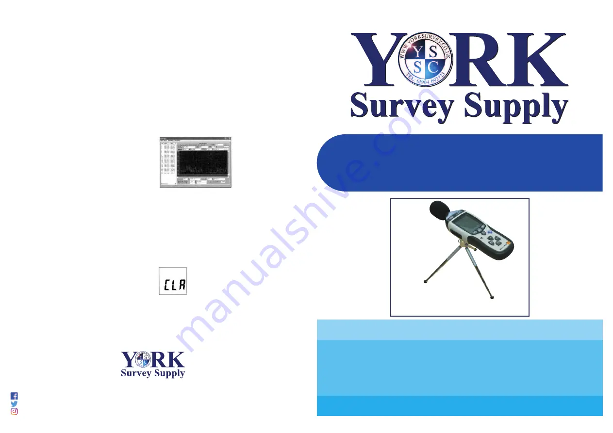 York Survey Supply 343300 Operating Instructions Download Page 1